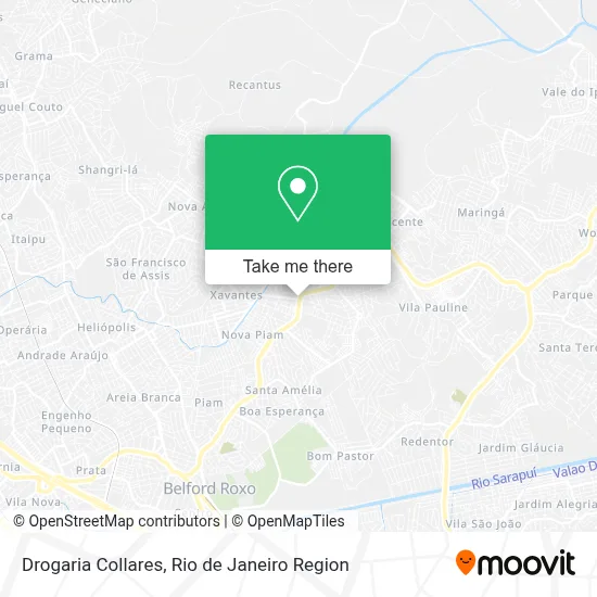 Drogaria Collares map