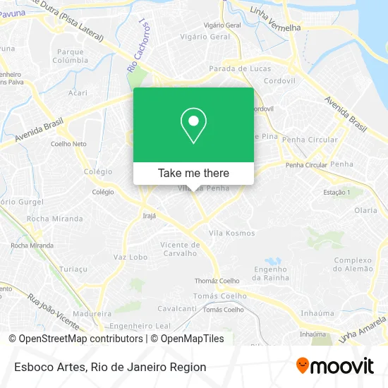 Esboco Artes map