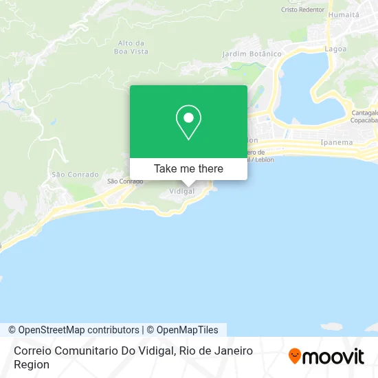 Correio Comunitario Do Vidigal map