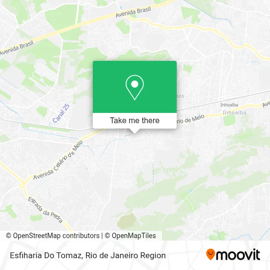 Esfiharia Do Tomaz map