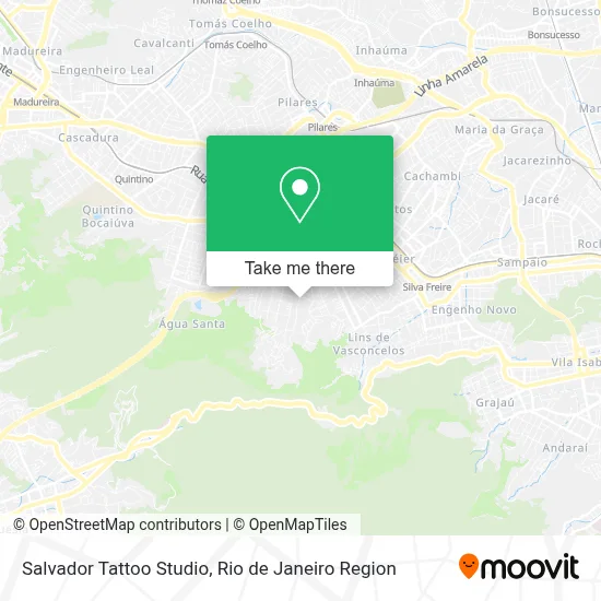 Salvador Tattoo Studio map