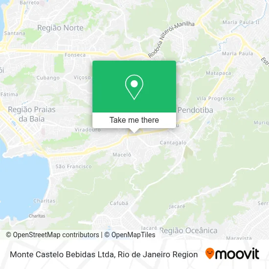 Monte Castelo Bebidas Ltda map