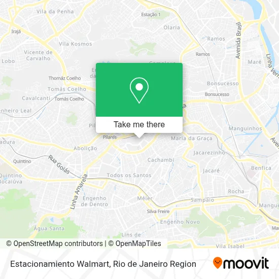 Estacionamiento Walmart map