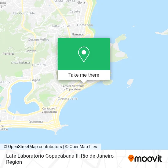 Lafe Laboratorio Copacabana II map