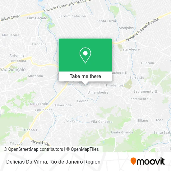 Delícias Da Vilma map