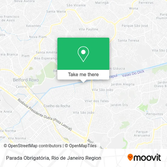 Parada Obrigatória map