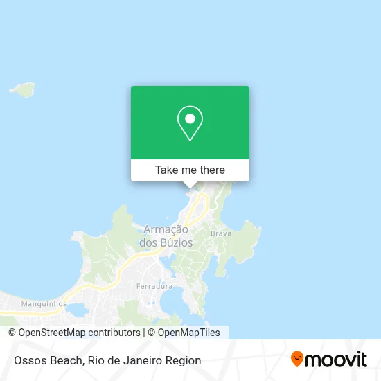 Ossos Beach map