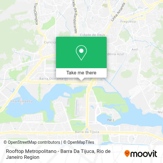 Rooftop Metropolitano - Barra Da Tijuca map