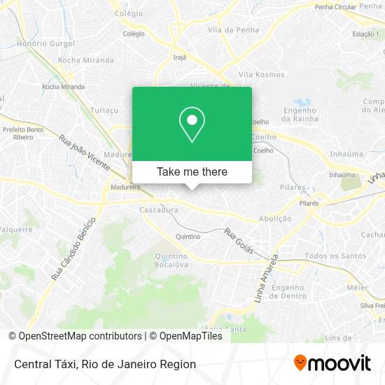 Central Táxi map
