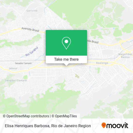 Elisa Henriques Barbosa map
