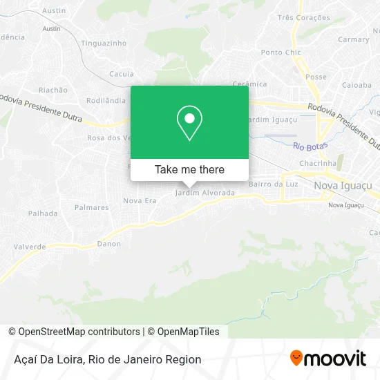 Açaí Da Loira map