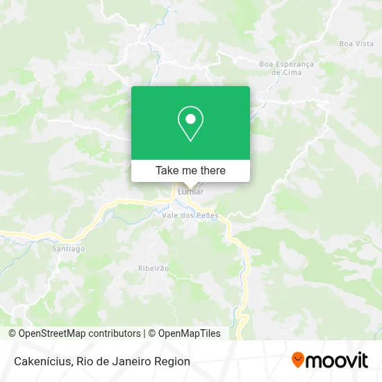 Cakenícius map