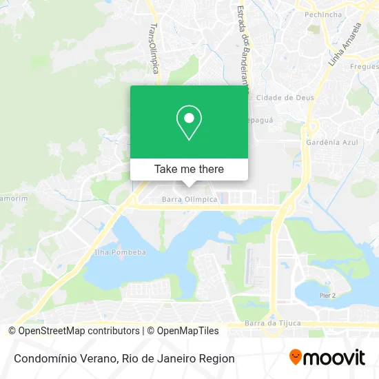 Condomínio Verano map