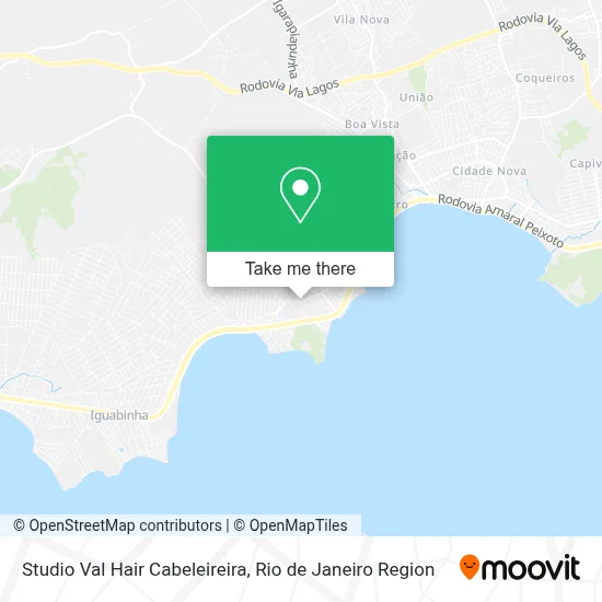 Studio Val Hair Cabeleireira map