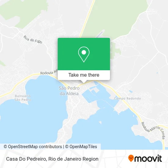 Casa Do Pedreiro map