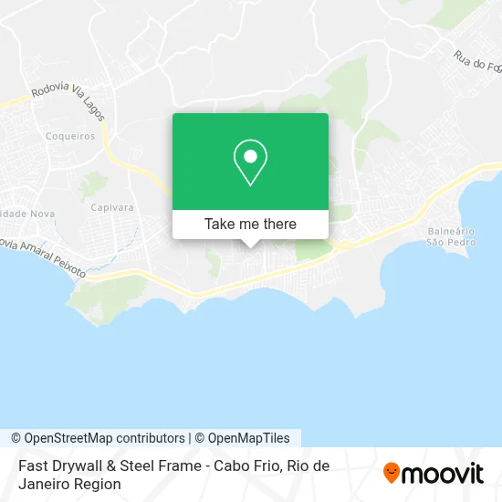 Fast Drywall & Steel Frame - Cabo Frio map