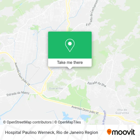 Hospital Paulino Werneck map