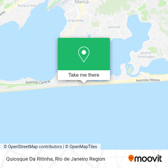 Quiosque Da Ritinha map