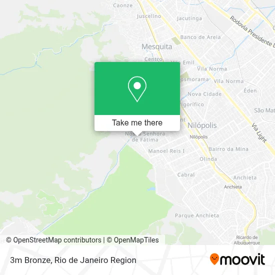 3m Bronze map