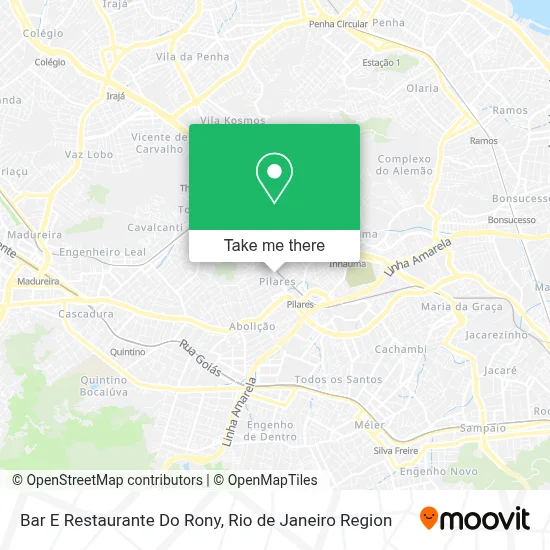 Bar E Restaurante Do Rony map