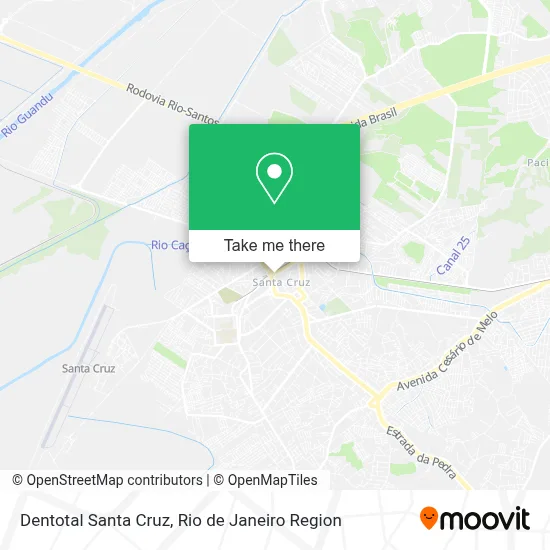 Dentotal Santa Cruz map