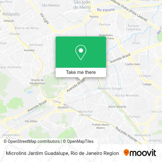 Microlins Jardim Guadalupe map