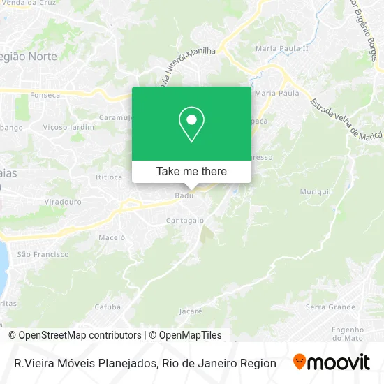 R.Vieira Móveis Planejados map
