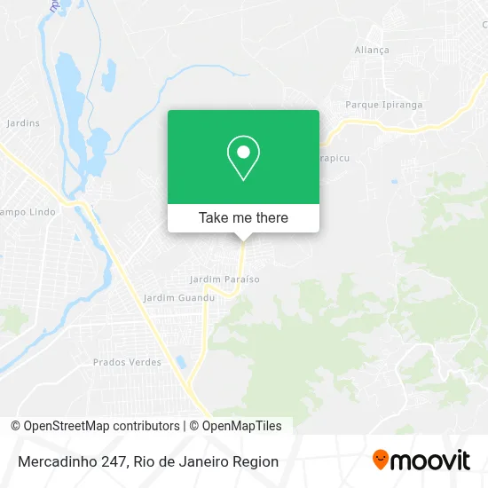 Mercadinho 247 map