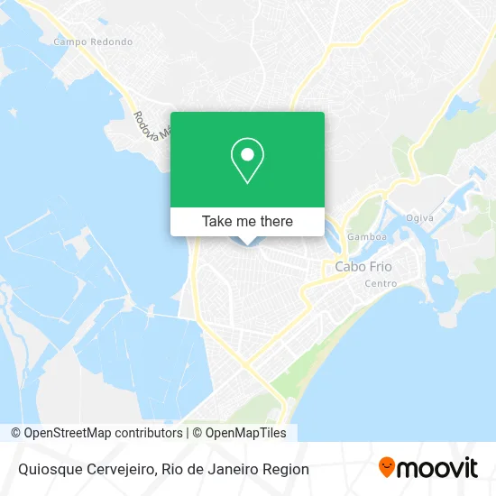 Quiosque Cervejeiro map
