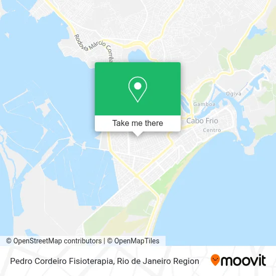 Pedro Cordeiro Fisioterapia map