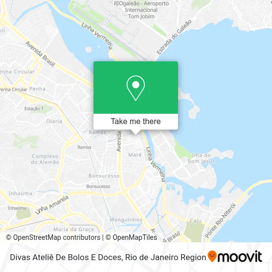 Divas Ateliê De Bolos E Doces map