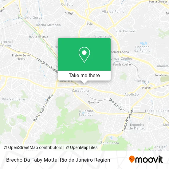 Brechó Da Faby Motta map