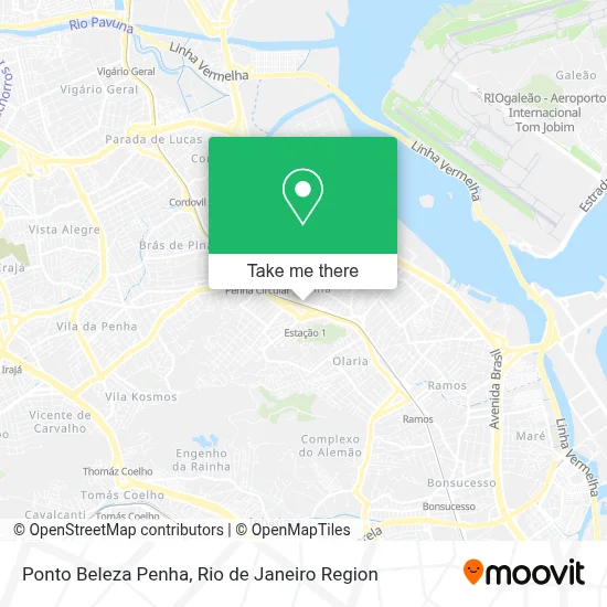 Ponto Beleza Penha map