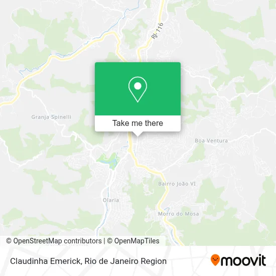 Claudinha Emerick map