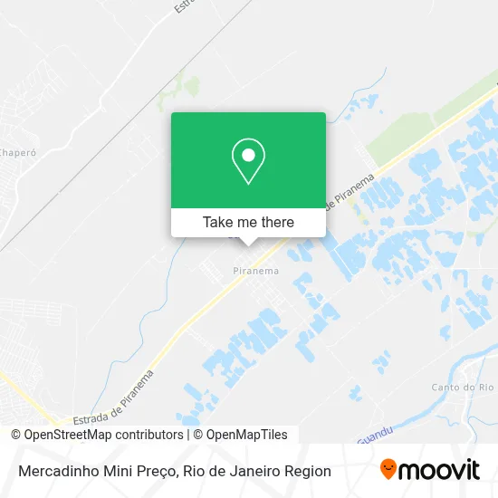 Mercadinho Mini Preço map