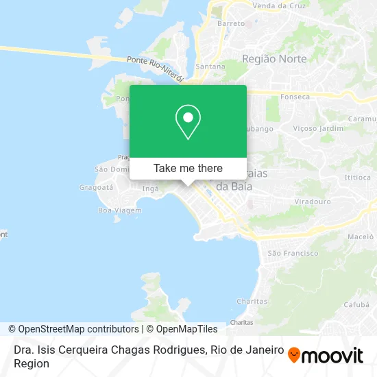 Dra. Isis Cerqueira Chagas Rodrigues map