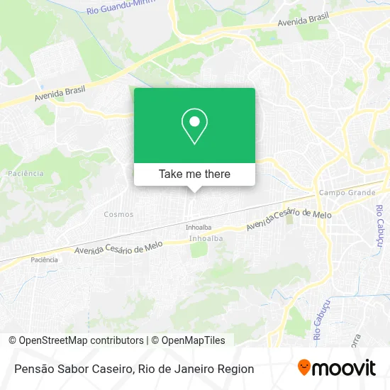 Pensão Sabor Caseiro map