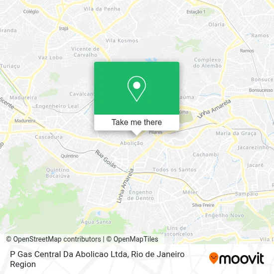 P Gas Central Da Abolicao Ltda map