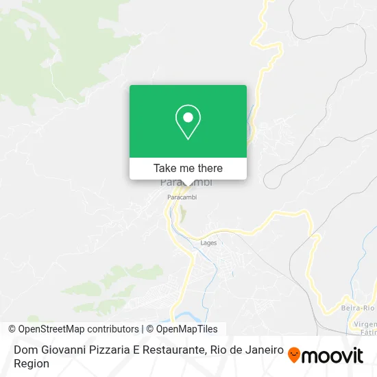 Dom Giovanni Pizzaria E Restaurante map