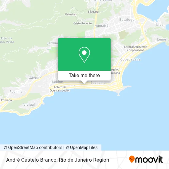 André Castelo Branco map