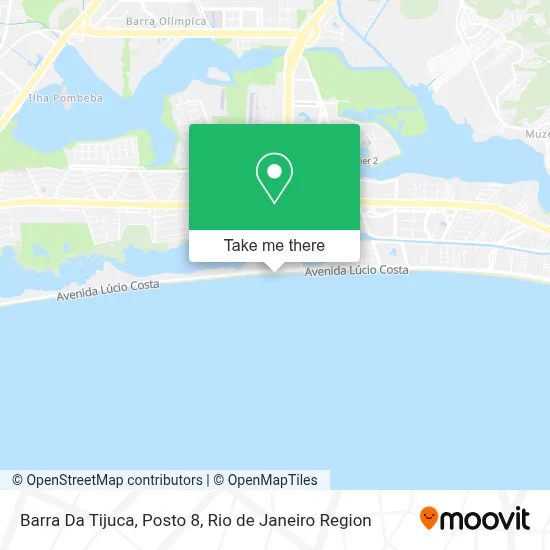 Barra Da Tijuca, Posto 8 map