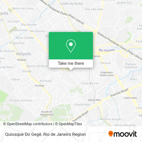 Quiosque Do Gegê map