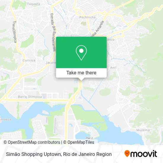 Simão Shopping Uptown map