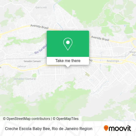 Creche Escola Baby Bee map