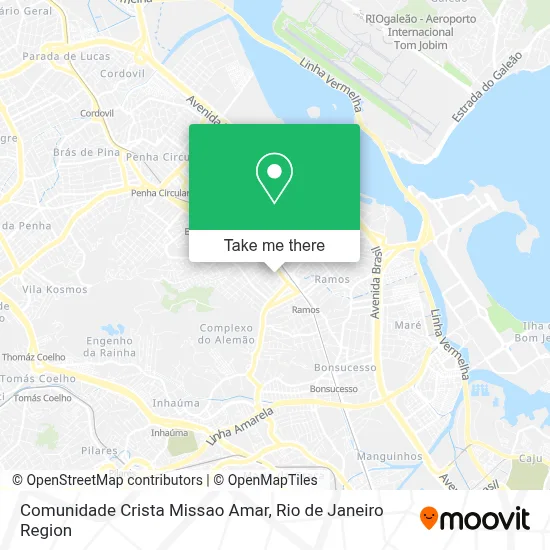 Comunidade Crista Missao Amar map