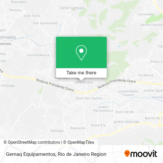 Gemaq Equipamentos map