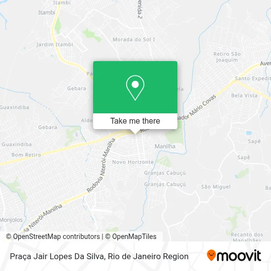 Praça Jair Lopes Da Silva map
