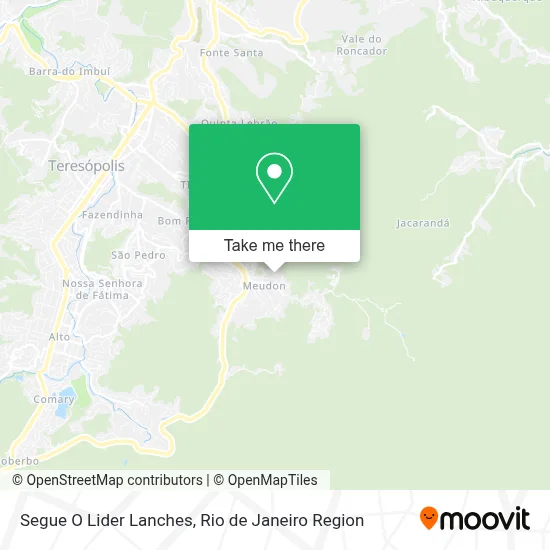 Segue O Lider Lanches map