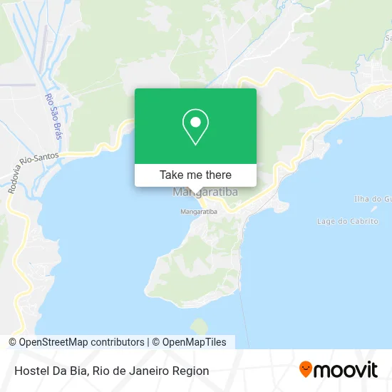 Hostel Da Bia map