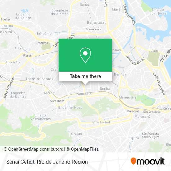 Senai Cetiqt map